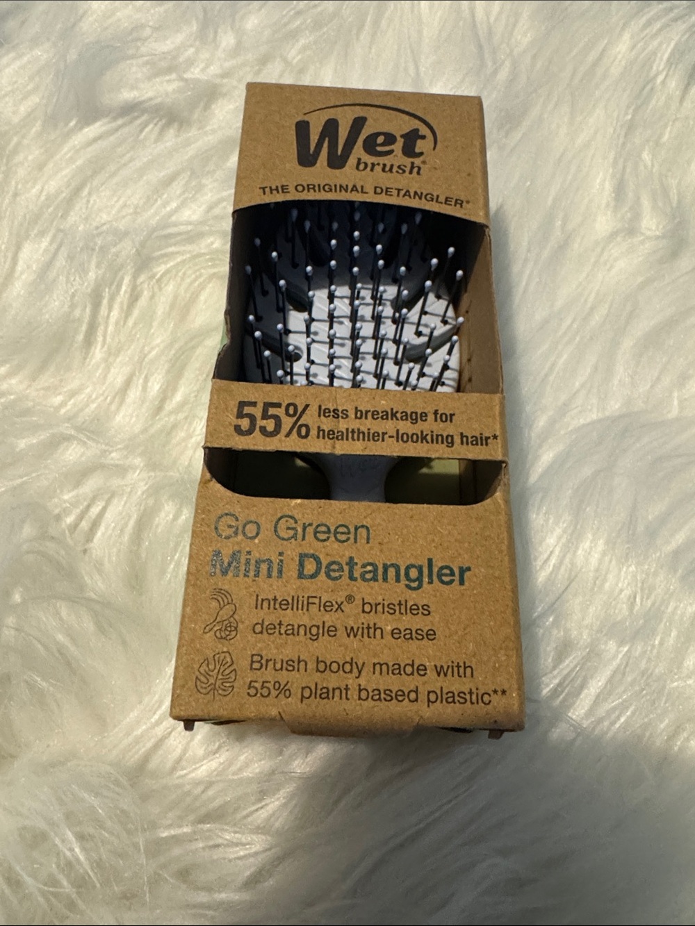 Wet Brush Go Green Mini Detangler - Black